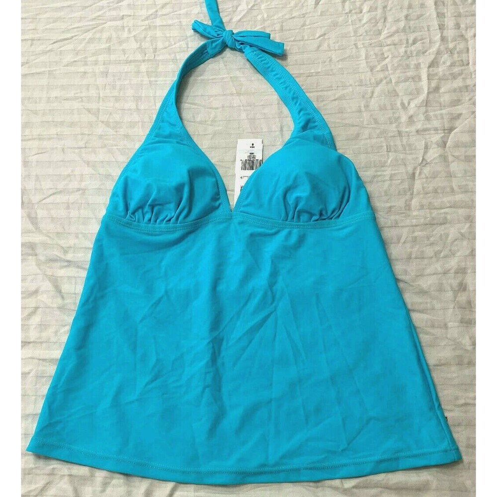 NWT QUINTSOUL WOMENS SWIM WIRE FREE TANKINI TOP SIZE S